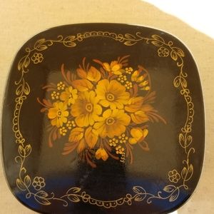 1121 Preowned Rare Handpainted Russian Jewelry Box